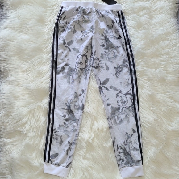 Adidas Youth Floral Graphic Joggers - Picture 2 of 4